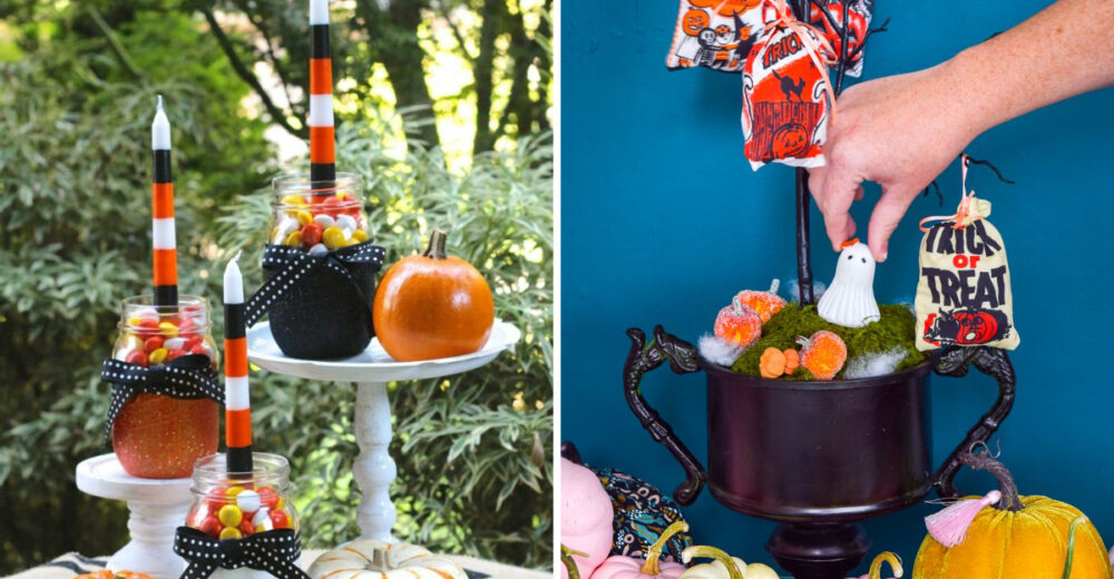 14 Clever Ways to Display Your Halloween Candy for Trick or Treaters - Decor Hint