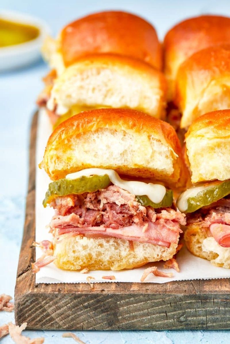 Mini Cuban Sandwich Sliders