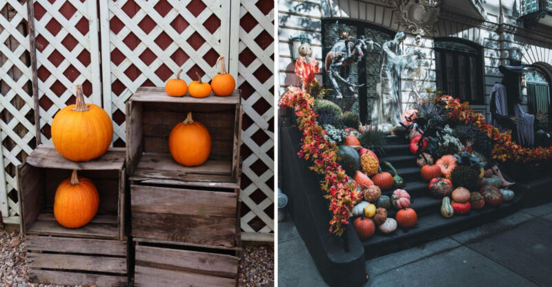 7 Front Porch Halloween Displays That Welcome Trick Or Treaters In Style