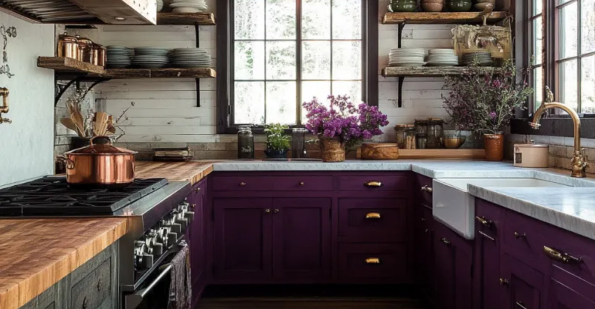 7 Maine Coastal Cottages Styled In Oxblood And Deep Purple Accents - Decor Hint 7 Maine Coastal Cottages Styled In Oxblood And Deep Purple Accents 2 - Decor Hint