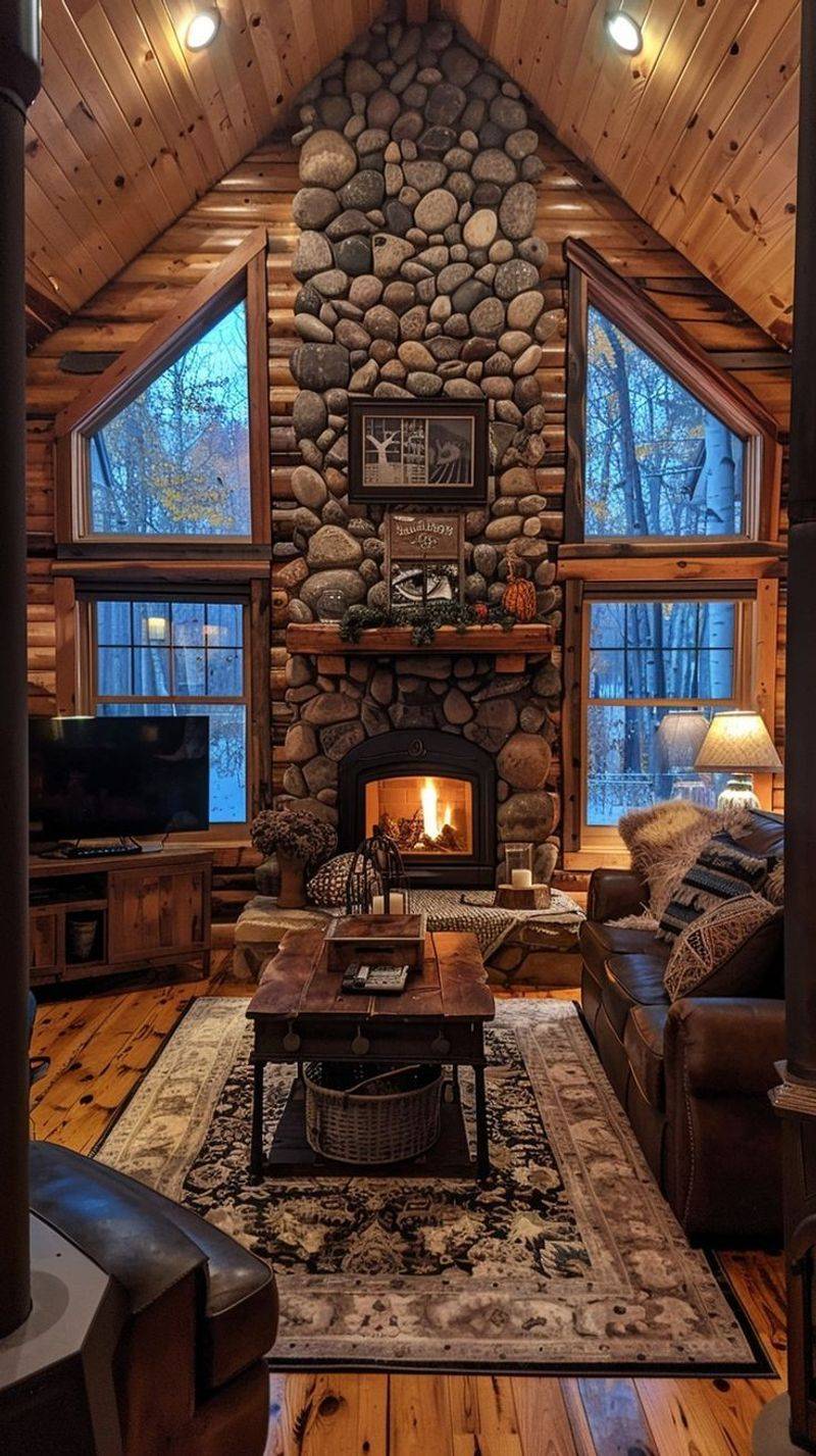 7 Montana A-Frame Chalets With Interiors That Whisper Cozy - Decor Hint Whispering Pines Haven