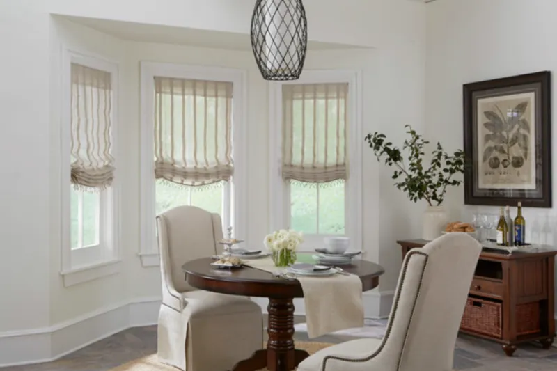 8 Boston Brownstone Window Treatments That Keep The Light Flowing - Decor Hint Sheer Roman Shades