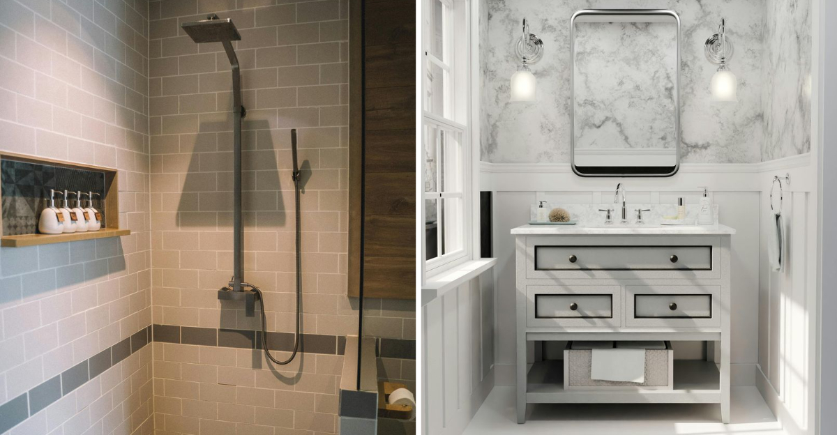 8 Creative Ways To Refresh Bathroom Walls Without A Full Remodel - Decor Hint