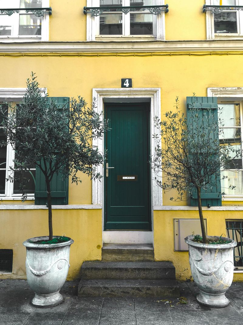 7 Easy Paint Updates For A More Welcoming Entryway - Decor Hint Statement Door Makeover