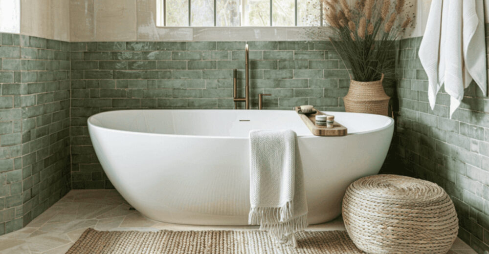 8 Portland Oregon Bathrooms Pairing Sage Green Serenity With Retro Tile Flair - Decor Hint