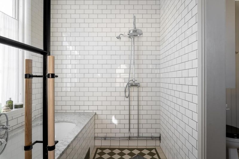 Install Classic Subway Tile And Vintage Fixtures