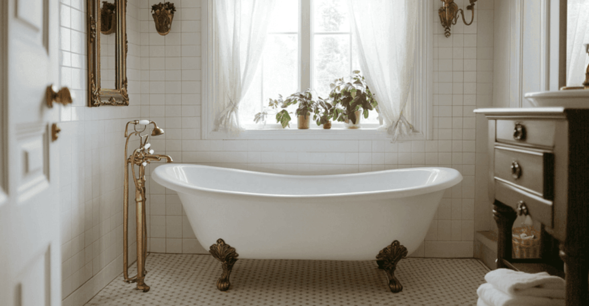 8 Ways To Add Old School Charm To A New York Brownstone Bathroom - Decor Hint
