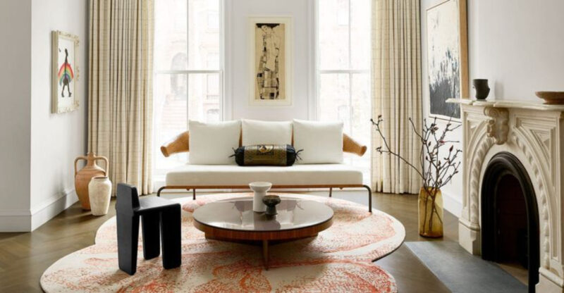 9 Brooklyn Brownstone Living Rooms With Sculptural Curves That Steal The Show