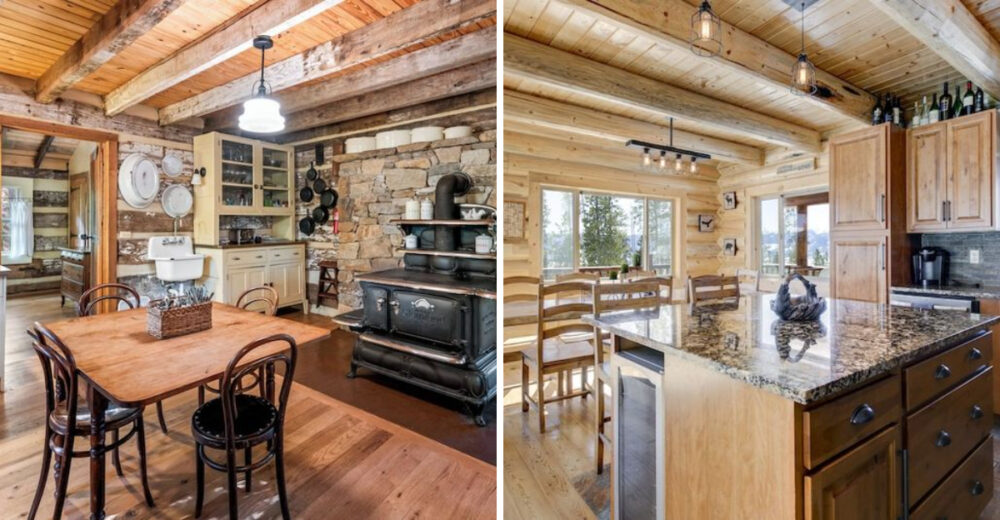 9 Montana Cabin Kitchens Built For Cast Iron Cooking - Decor Hint