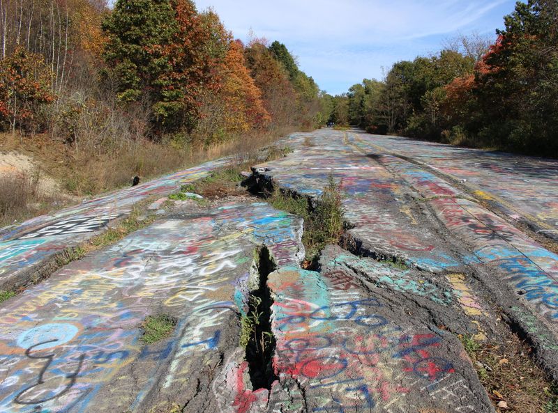 Centralia's Graffiti Highway And Smoldering Ground