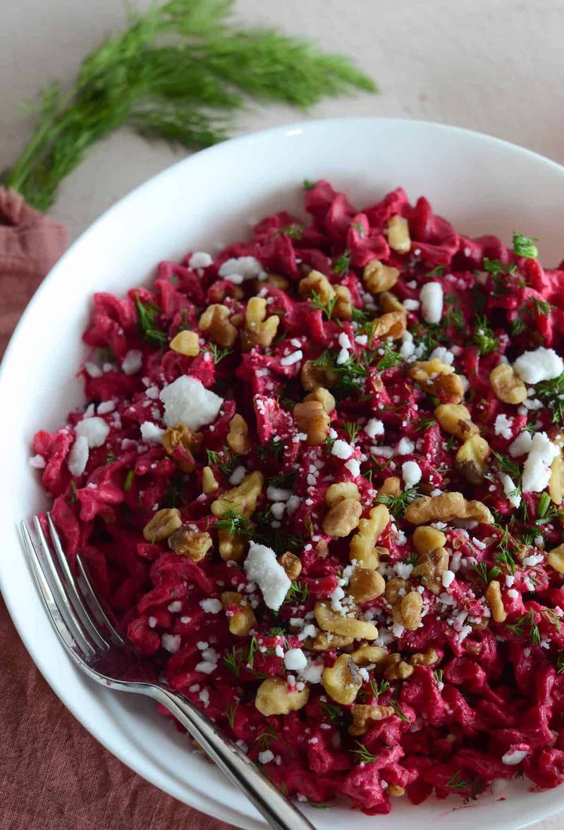 Cranberry Beet Gnocchi