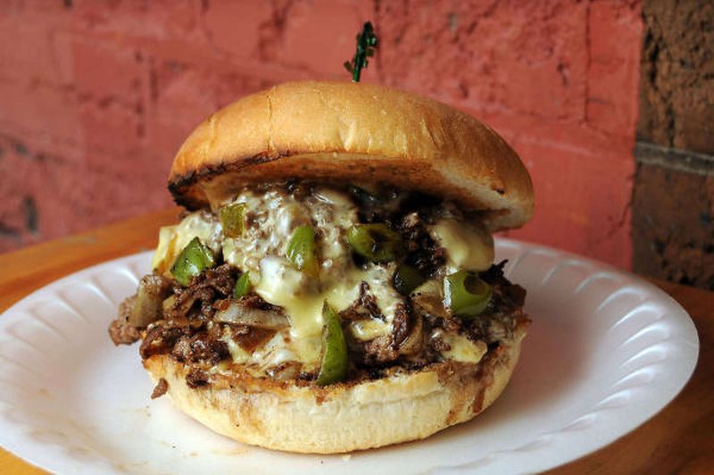 14 Must-Try Texas Burgers That Made Food History - Decor Hint Hubcap Grill's Philly Cheesesteak Burger