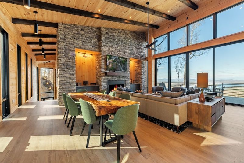 10 Southern-Chic Dining Rooms In Georgia You'll Love Forever - Decor Hint Mountain Lodge Refinement
