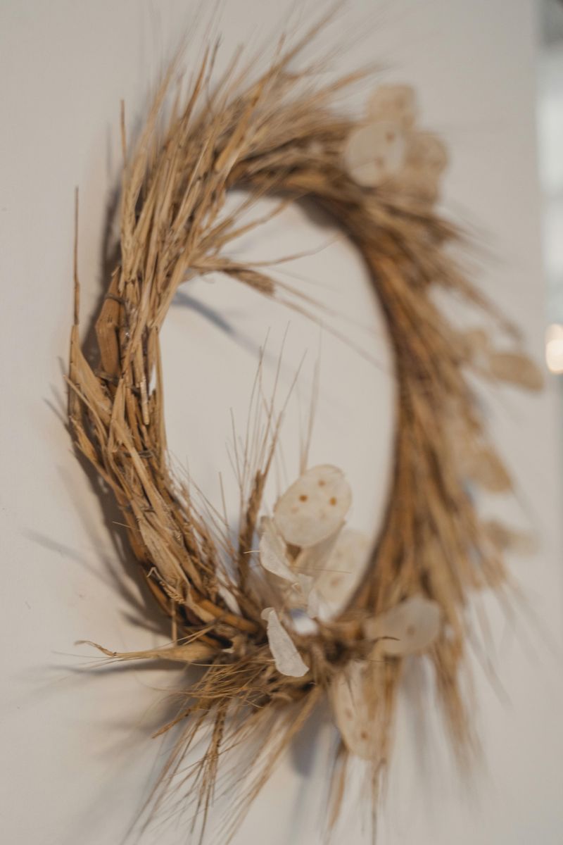 Dried Floral Halloween Wreaths