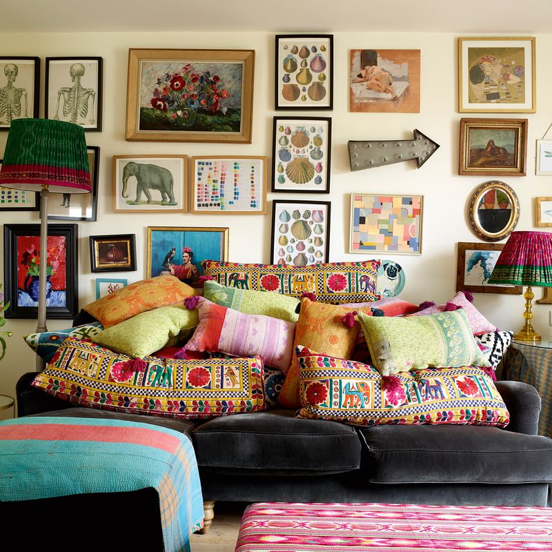 Boho Throw Pillows & Textiles
