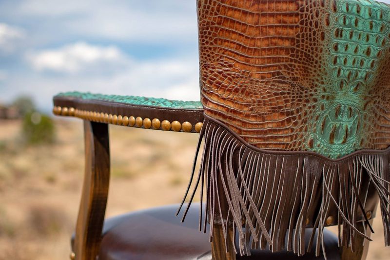 Vintage Tooled Leather Armchairs