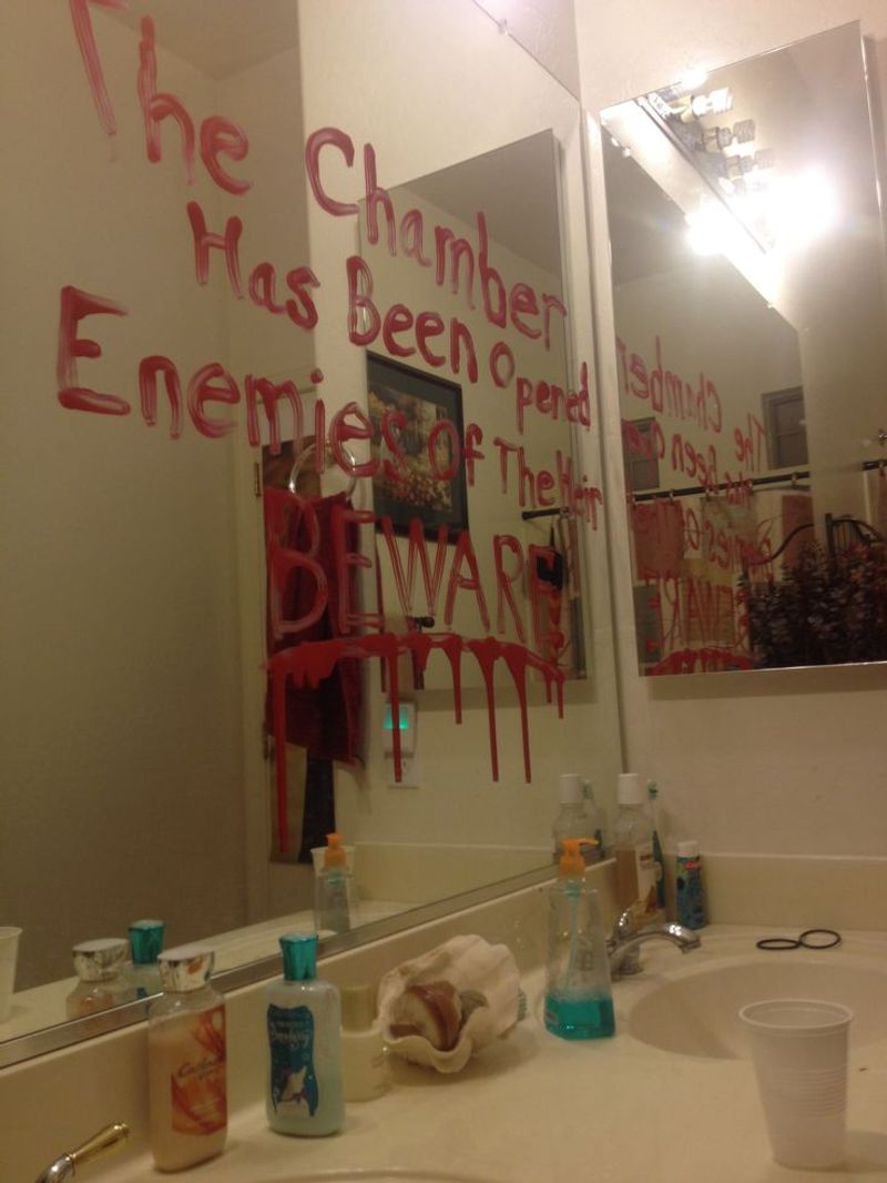Ghostly Mirror Messages