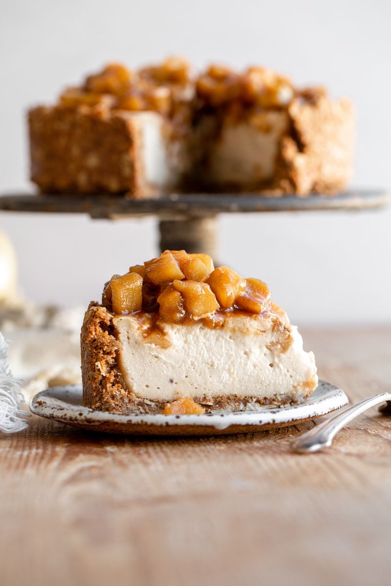 Maple Apple Cheesecake