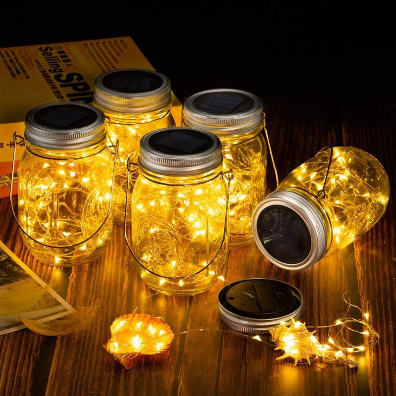 Mason Jar Lantern Pathways