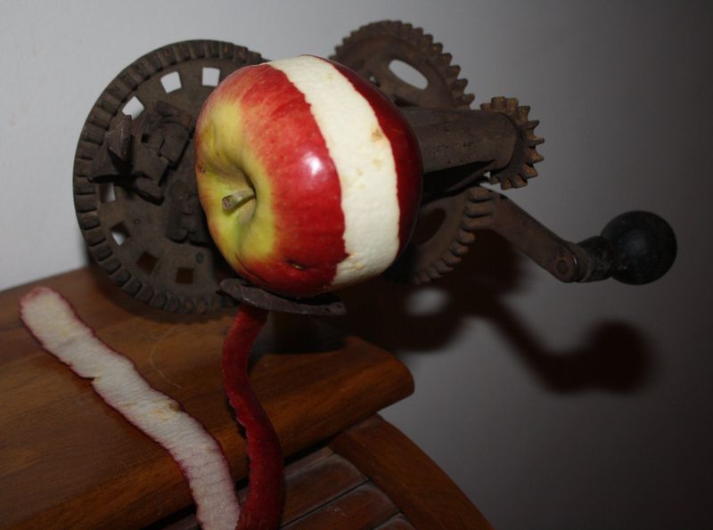 Antique Apple Peeler Display