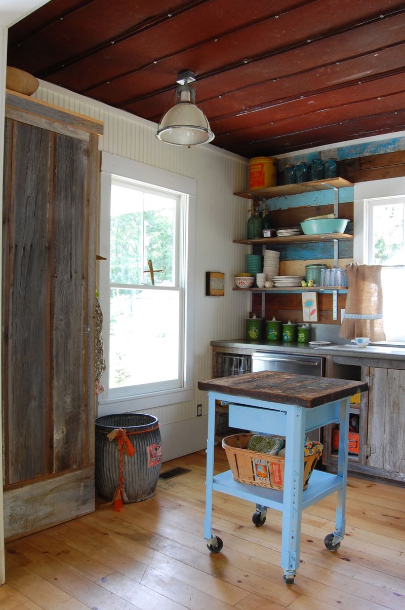 Open Shelving Displays Family Heirlooms