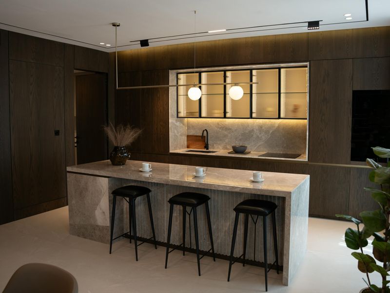Fluted Wood Detailing Adds Subtle Texture