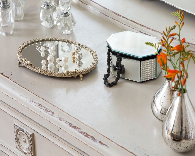 Jewelry Collections On Vintage Trays