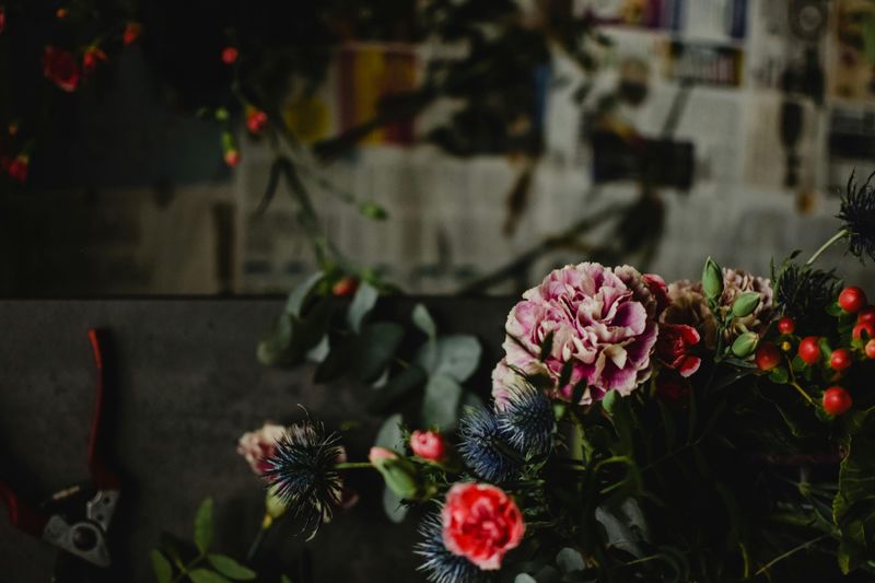 Monochromatic Flower Arrangements