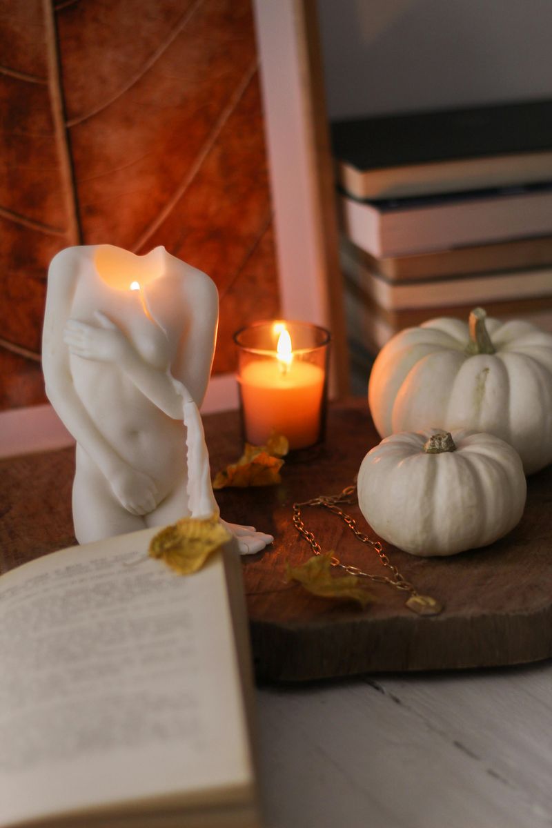 7 Chic Indoor Halloween Decorations That Skip The Tacky Look - Decor Hint Gold or Silver Leaf Pumpkins