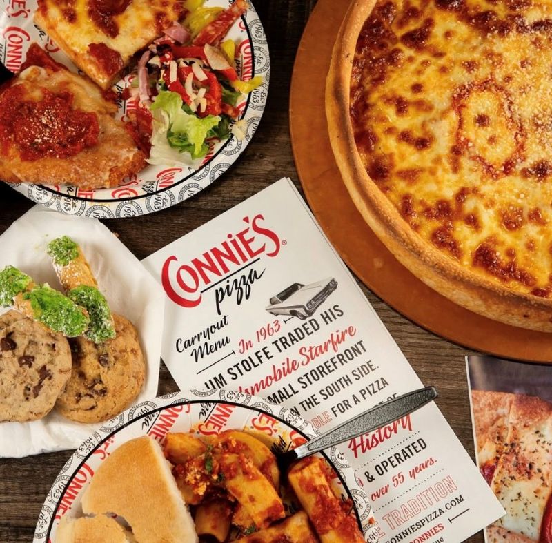 10 Local Looking Deep Dish Slice Shops In Illinois You Might Want To Try - Decor Hint Connie's Pizza – A South Side Institution Since 1963