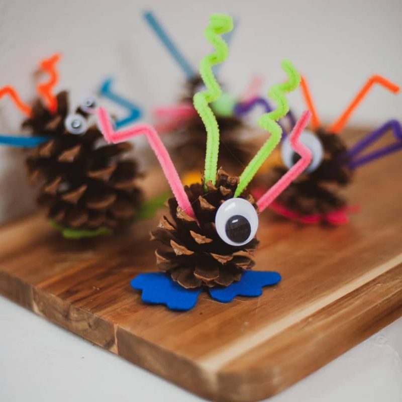 Pinecone Monsters
