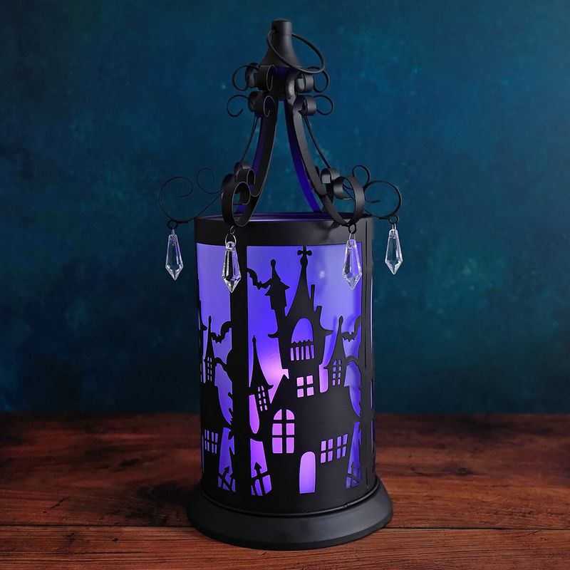 Sand Candles With Spooky Silhouettes