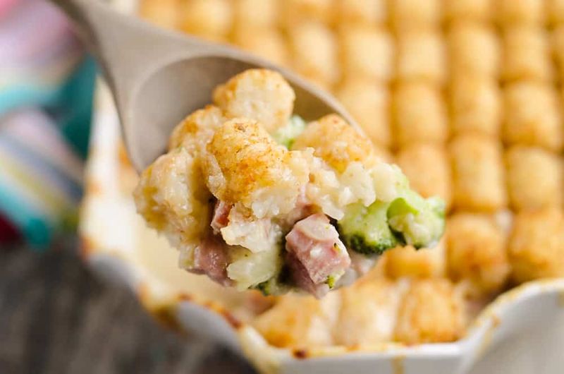 Cheesy Ham And Potato Pot Pie