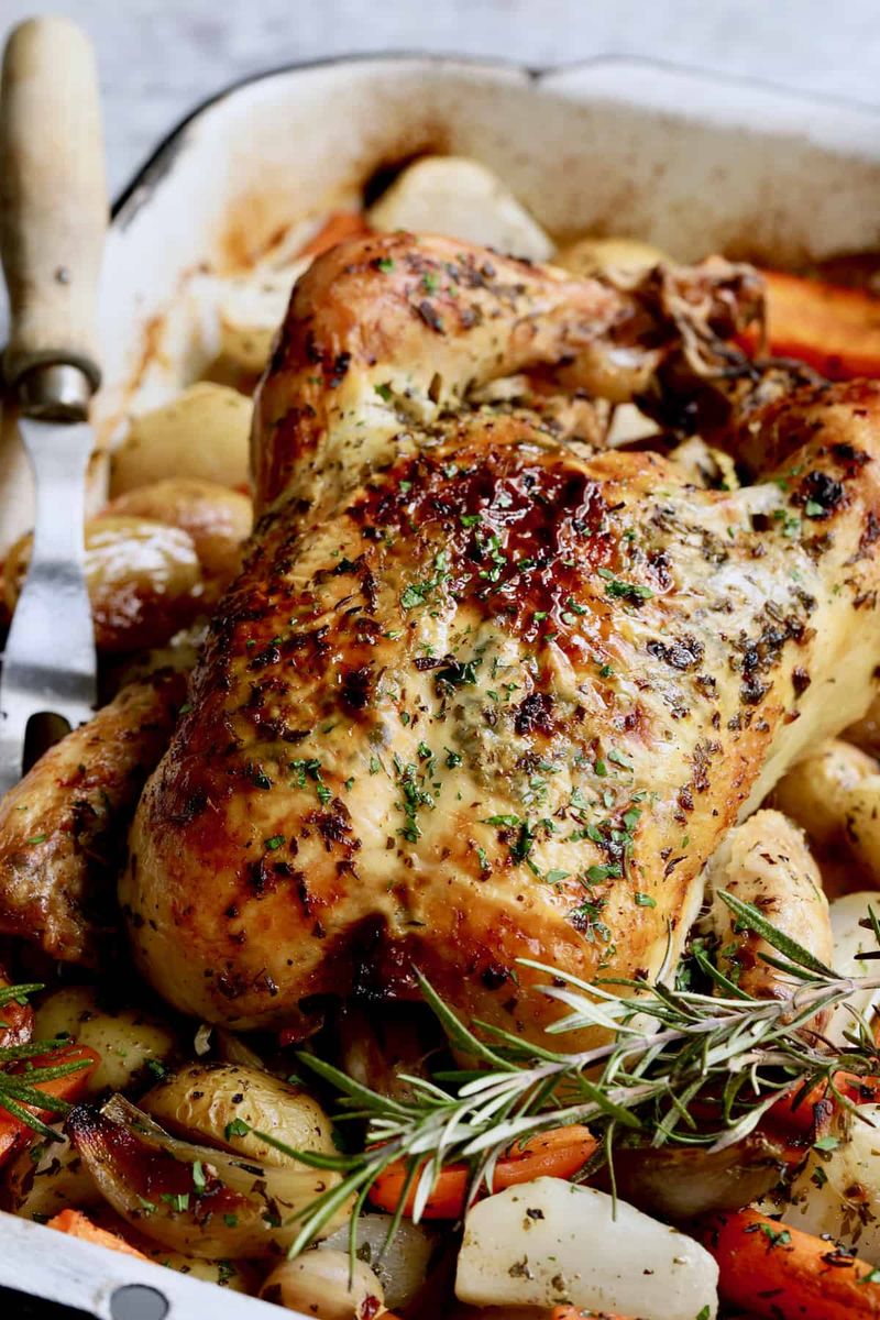 Roasted Chicken with Herbs