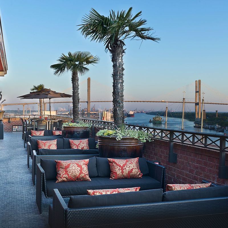 10 Outdoor Spots In Savannah That Could Make Boil Nights Feel Summery - Decor Hint Rocks on the Roof Terrace Savannah, Georgia