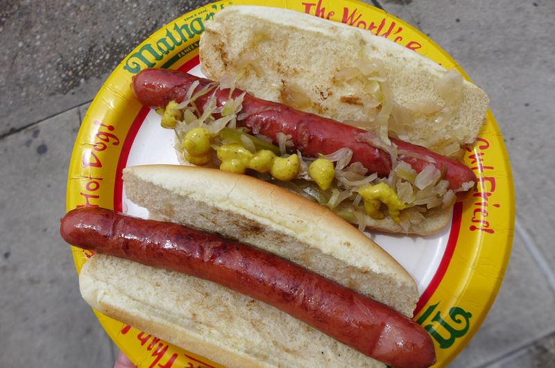 Hot Dog, Nathan's Famous, Coney Island