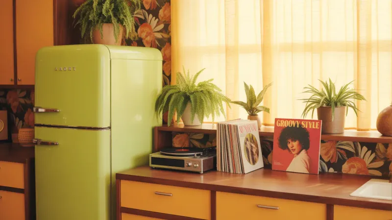 8 Austin Bungalows With Retro Kitchens Full Of Character - Decor Hint Avocado Green Haven in Hancock