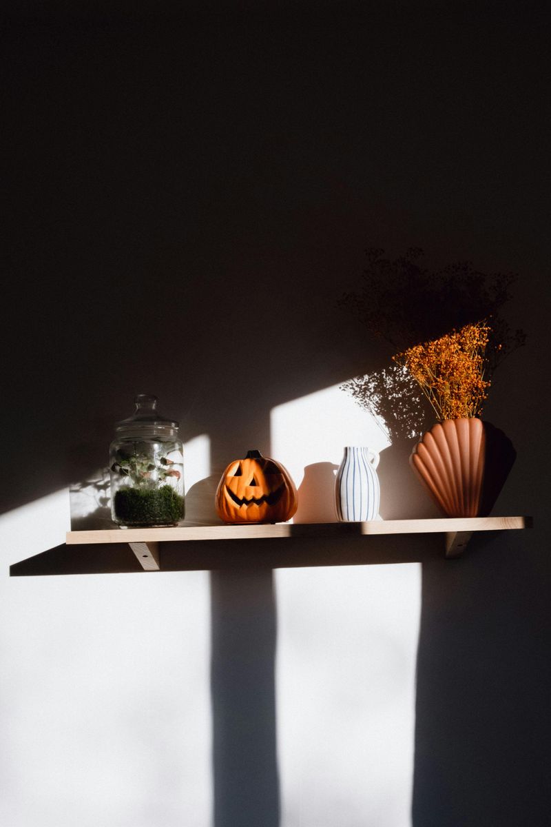 Geometric Pumpkin Carvings