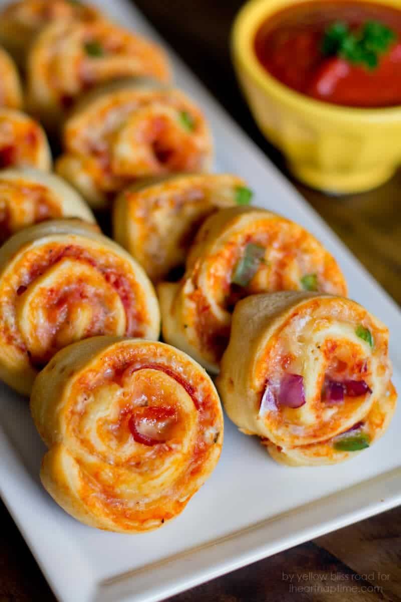 Pizza Dough Pinwheels