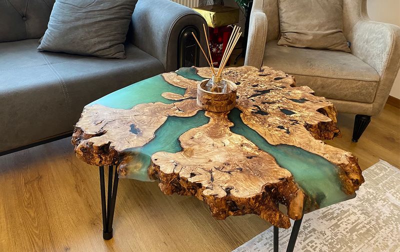 Rustic Redwood Coffee Tables