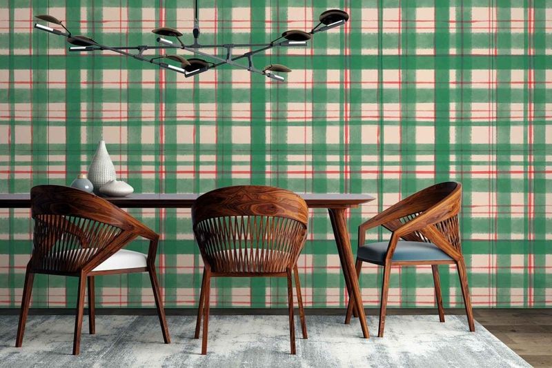 9 Charleston Dining Rooms Where Maximalist Patterns Set The Table - Decor Hint Tartan Traditions