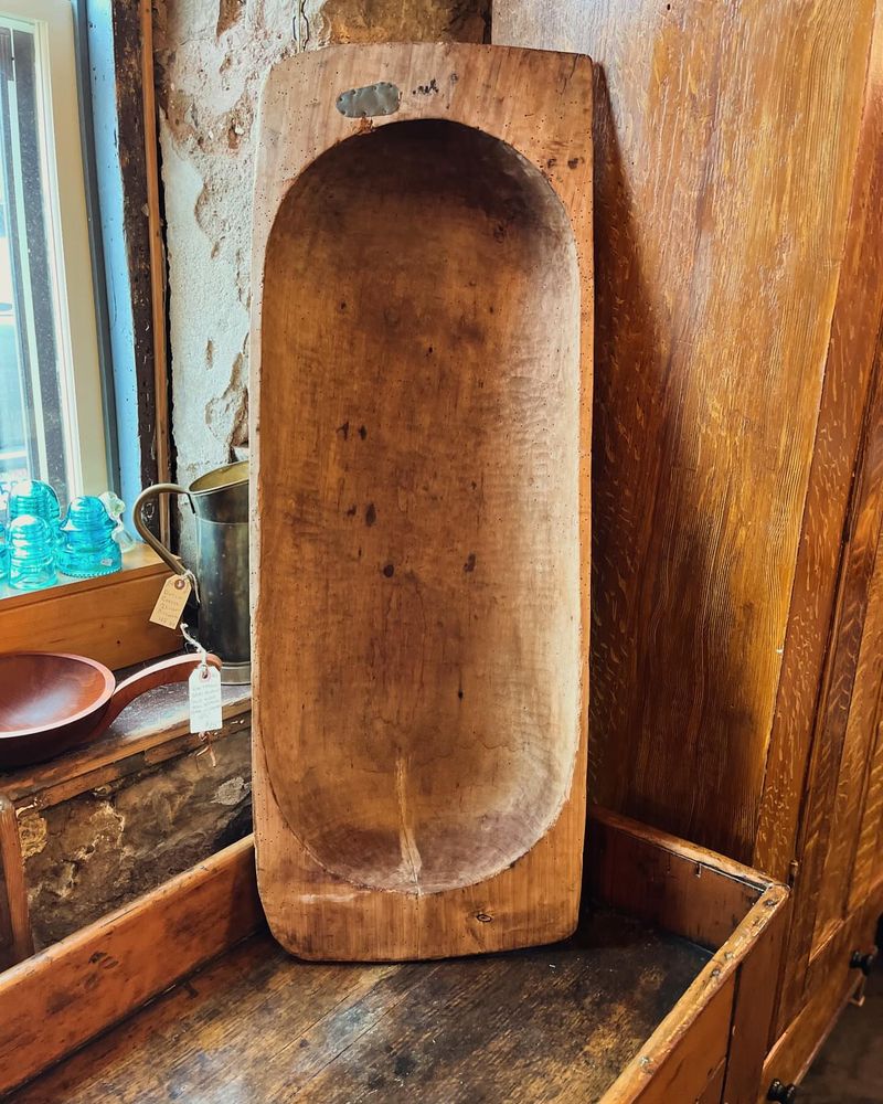 Primitive Wooden Dough Bowls