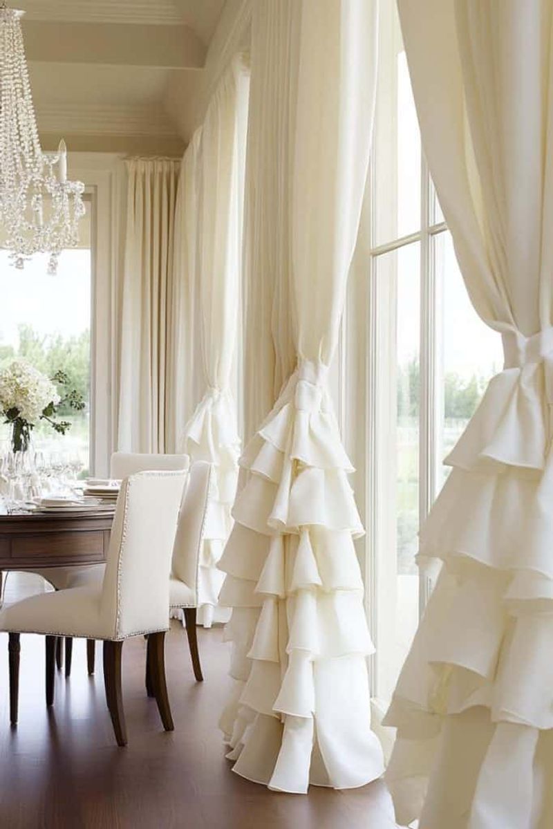 Ruffled Curtains And Valances