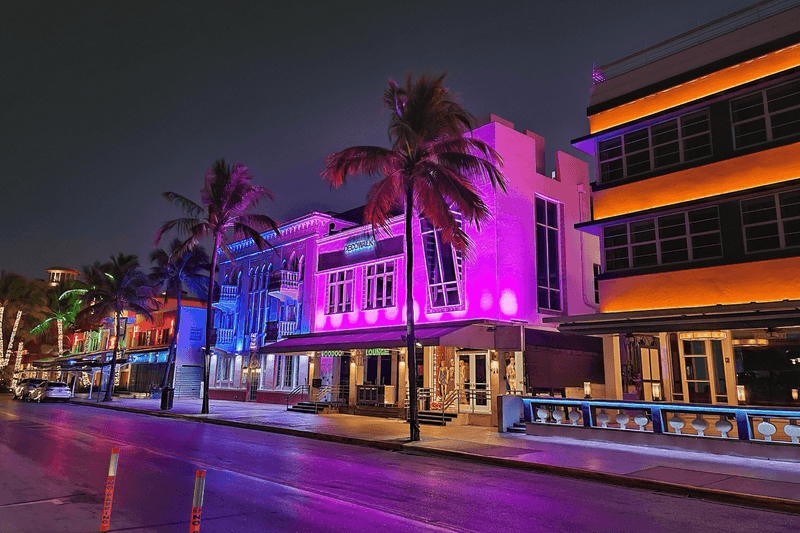South Beach Patio – Art Deco Dreams in Living Color