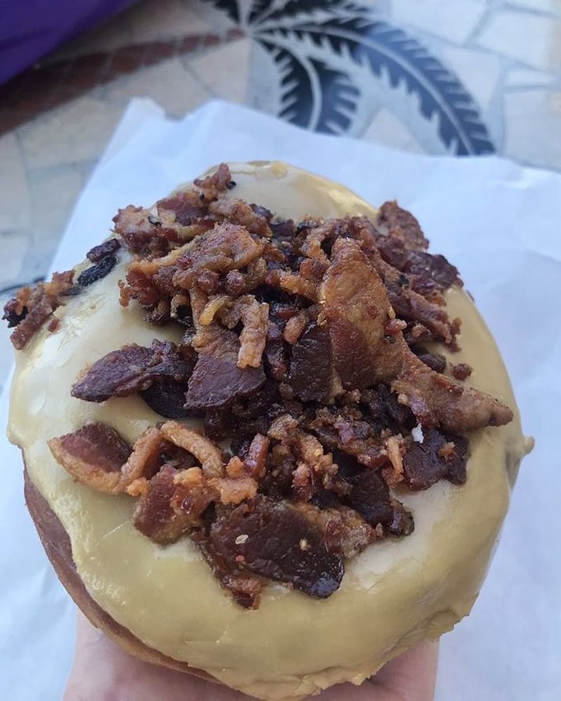 9 Boston Desserts That Could Rival North End Cannoli Legends - Decor Hint Maple Bacon Donuts at The Paramount Bakery