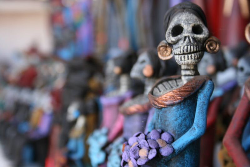 Masked Skeleton Door Guardians