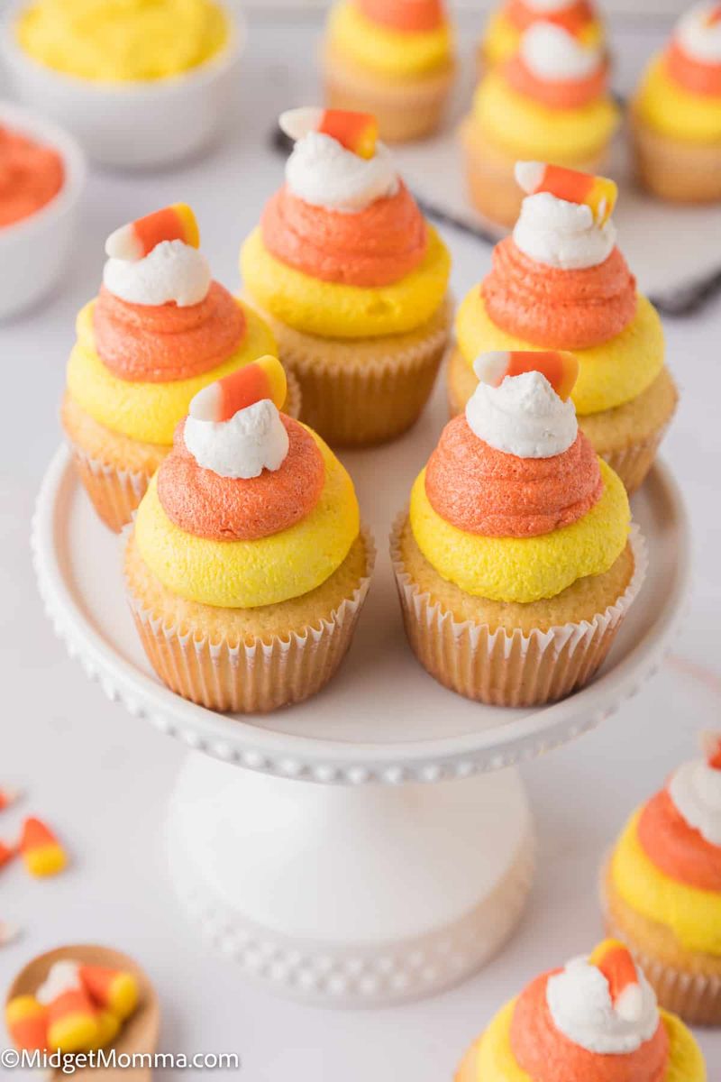 Candy Corn Cupcakes