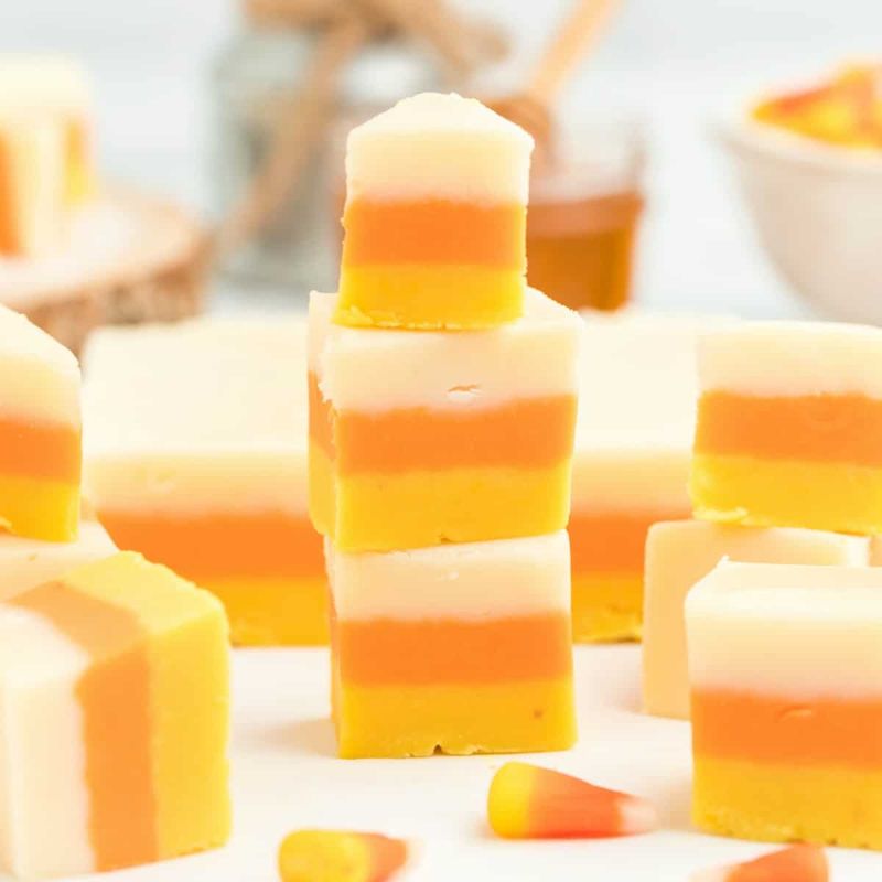 Candy Corn Fudge
