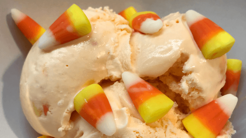 Candy Corn Ice Cream