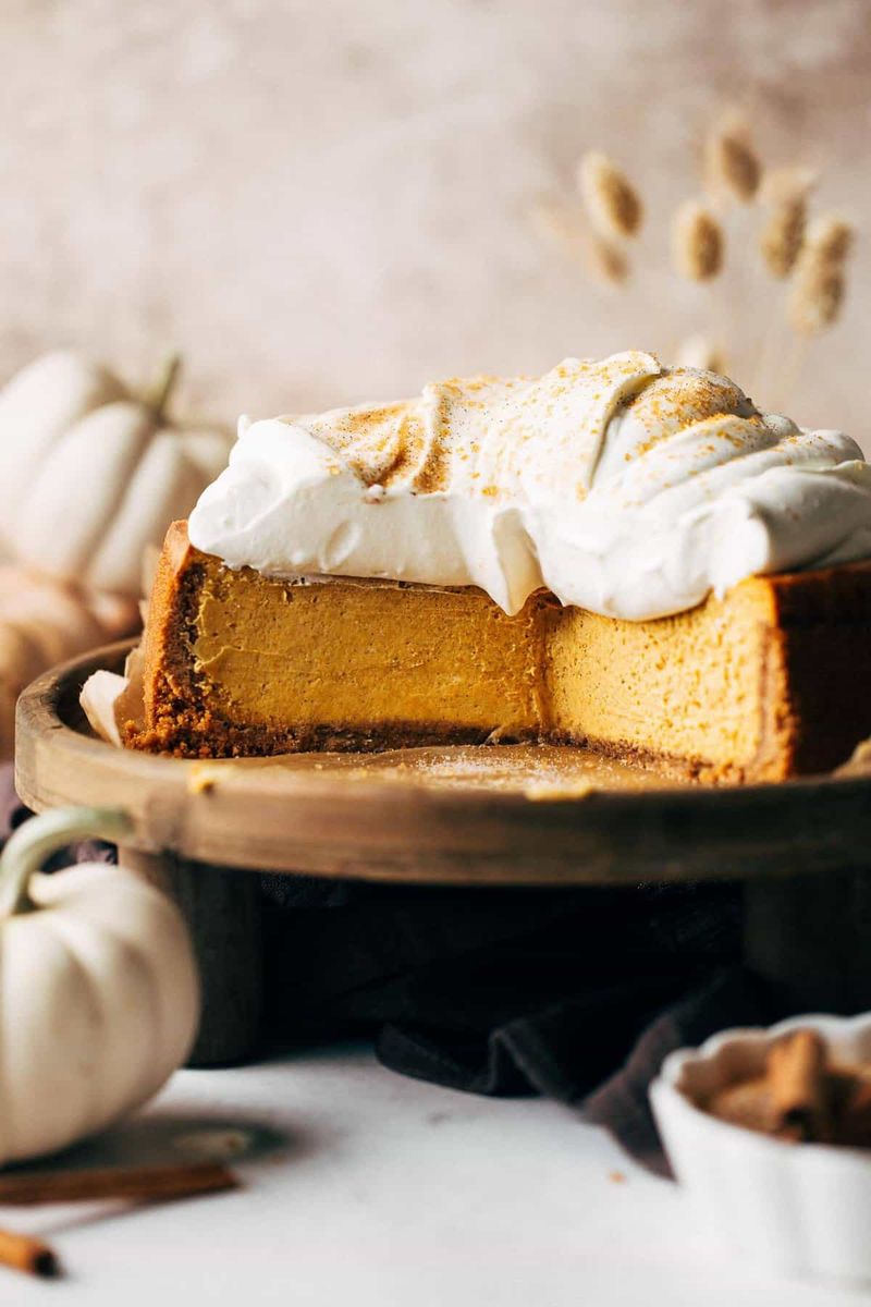 Cloud-Topped Pumpkin Cheesecake Fantasy